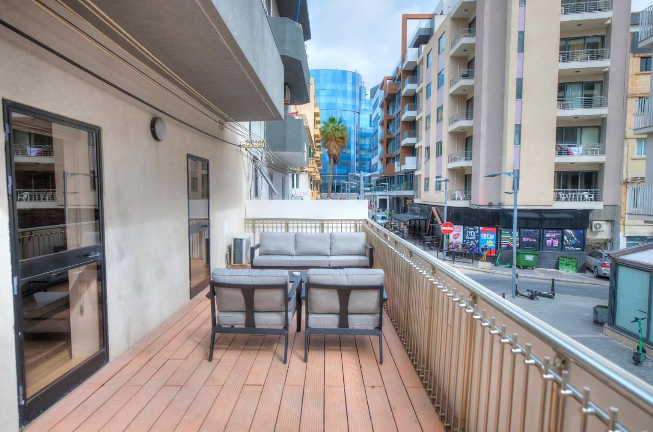 2Bedroom With Large Terrace In Paceville Jpor1-1 سانت جوليان المظهر الخارجي الصورة